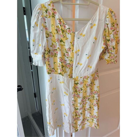 For Love and Lemons Savannah Wrap Mini Dress, $298 Large - Picture 10 of 11